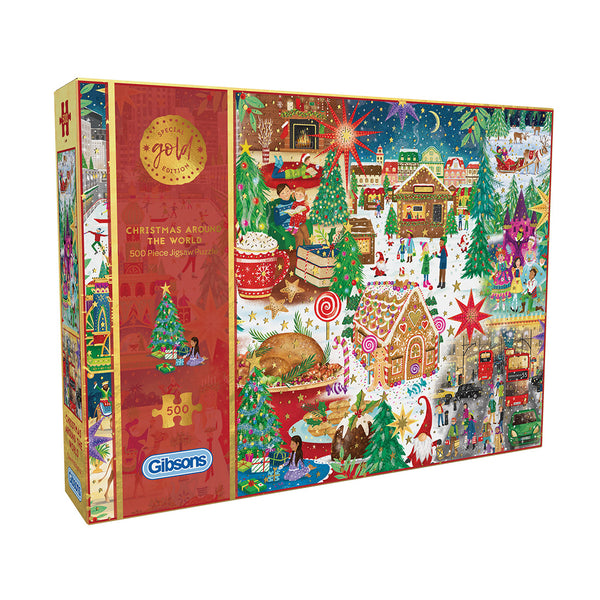 Christmas Around the World Limited Edition 500 Piece Jigsaw Puzzle