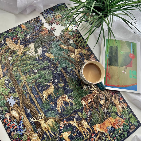 The Art File Into The Forest 1000 Piece Jigsaw Puzzle | Gibsons USA