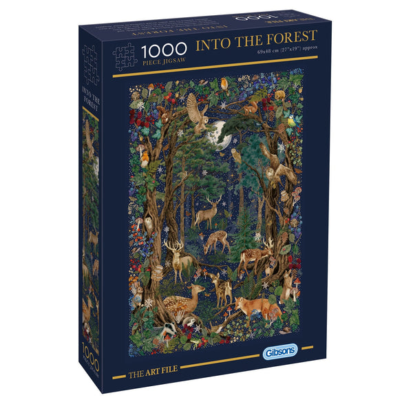 The Art File Into The Forest 1000 Piece Jigsaw Puzzle