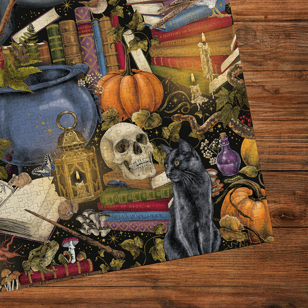 ハロウィンサブルアートキット　3セット Halloween - Witchlight Whirl 1000 Piece Jigsaw Puzzle