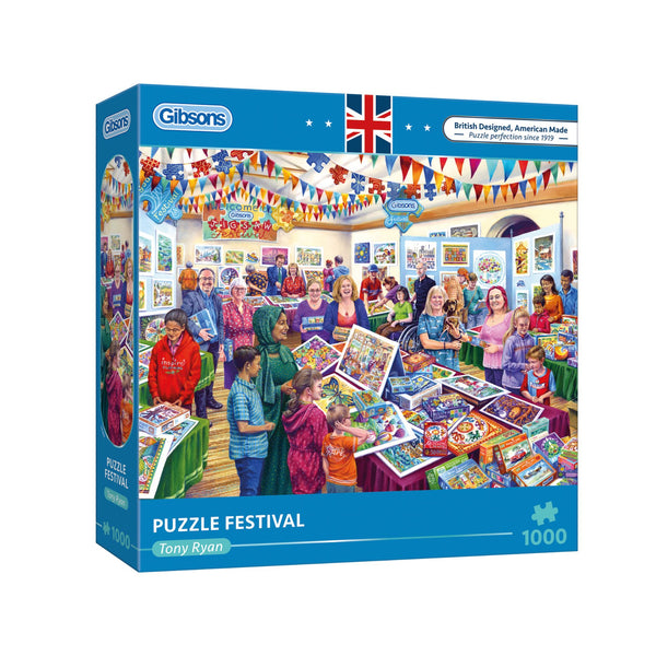 Gibson, Ravensburger & Falcon 6 X 1000 piece jigsaw puzzles Gibson, Ravensburger & Falcon 6 X 1000 piece jigsaw puzzles