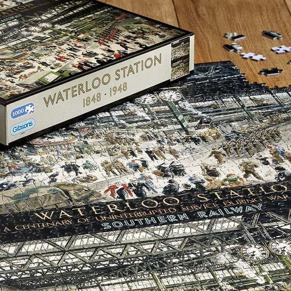 希少　ジグソーパズル 1000ピース Waterloo Station waterloo-station-1000-piece-