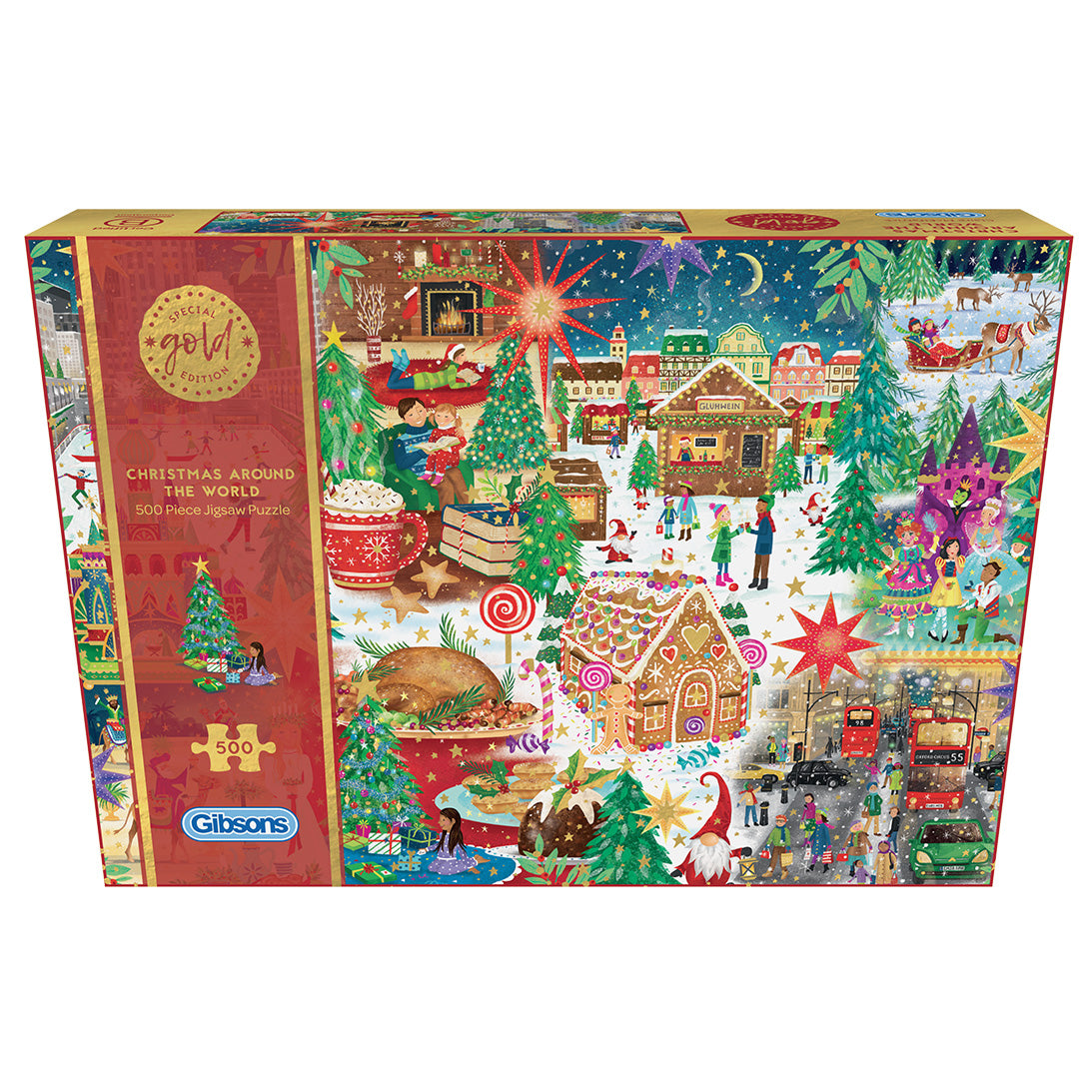 Christmas Around the World Limited Edition 500 Piece Jigsaw Puzzle