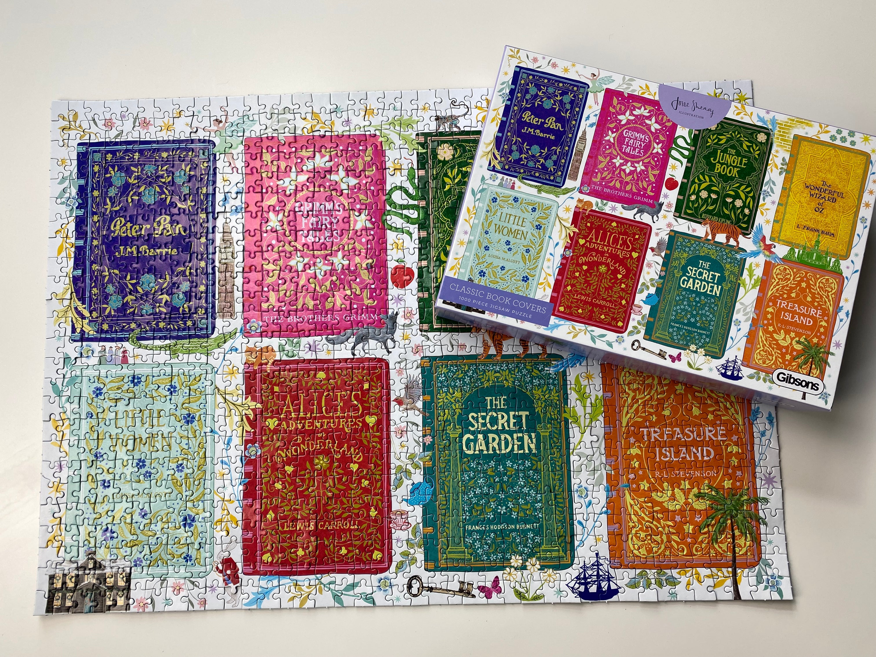 Classic Book Covers 1000 Piece Jigsaw Puzzle – Gibsons US