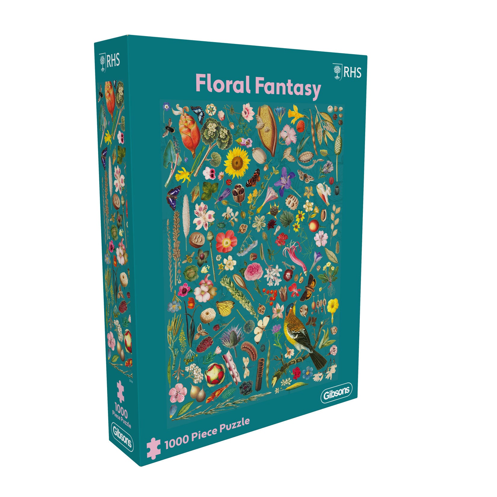 RHS Floral Fantasy 1000 piece jigsaw puzzle – Gibsons US