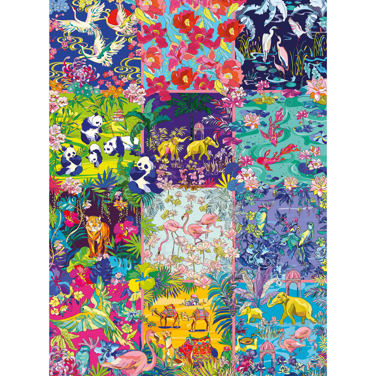 HoT Nature's Carnival 1000 Piece Jigsaw Puzzle by Gibsons – Gibsons US