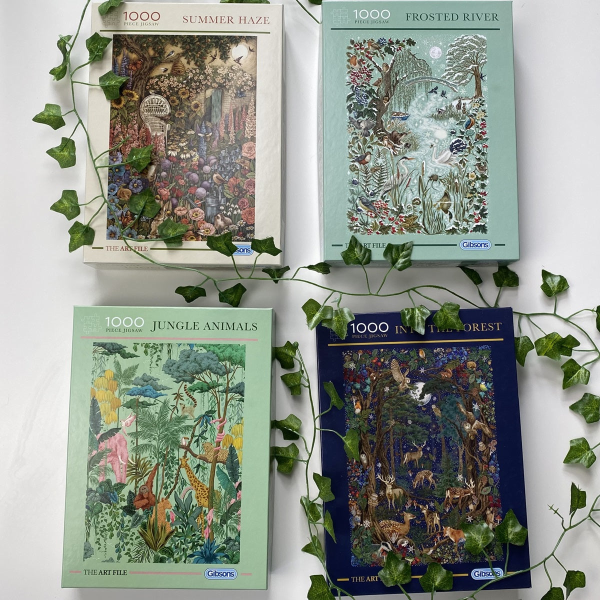 The Art File Secret Garden 1000 Piece Jigsaw Puzzle | Gibsons USA