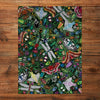Gibsons The Art File Winged Wonders 1000 Piece Jigsaw Puzzle made up on wooden table
