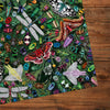 Gibsons The Art File Winged Wonders 1000 Piece Jigsaw Puzzle made up on wooden table