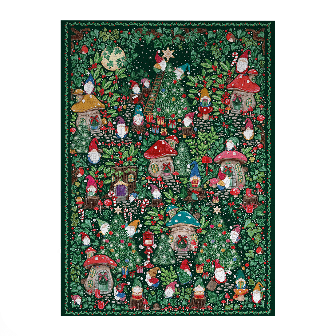 Gibsons The Art File Christmas Village 1000 Piece Jigsaw Puzzle