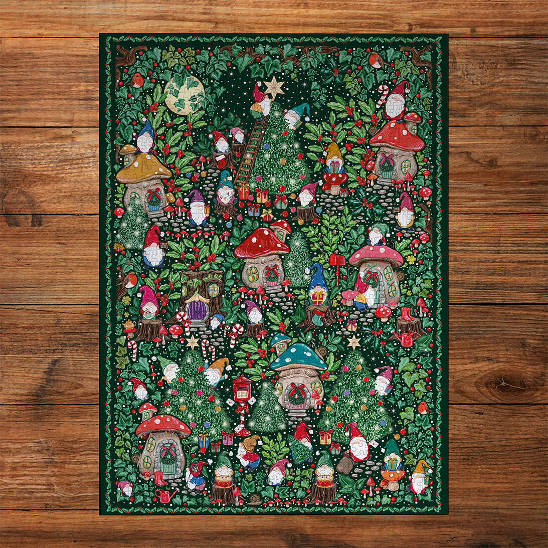 Gibsons The Art File Christmas Village 1000 Piece Jigsaw Puzzle
