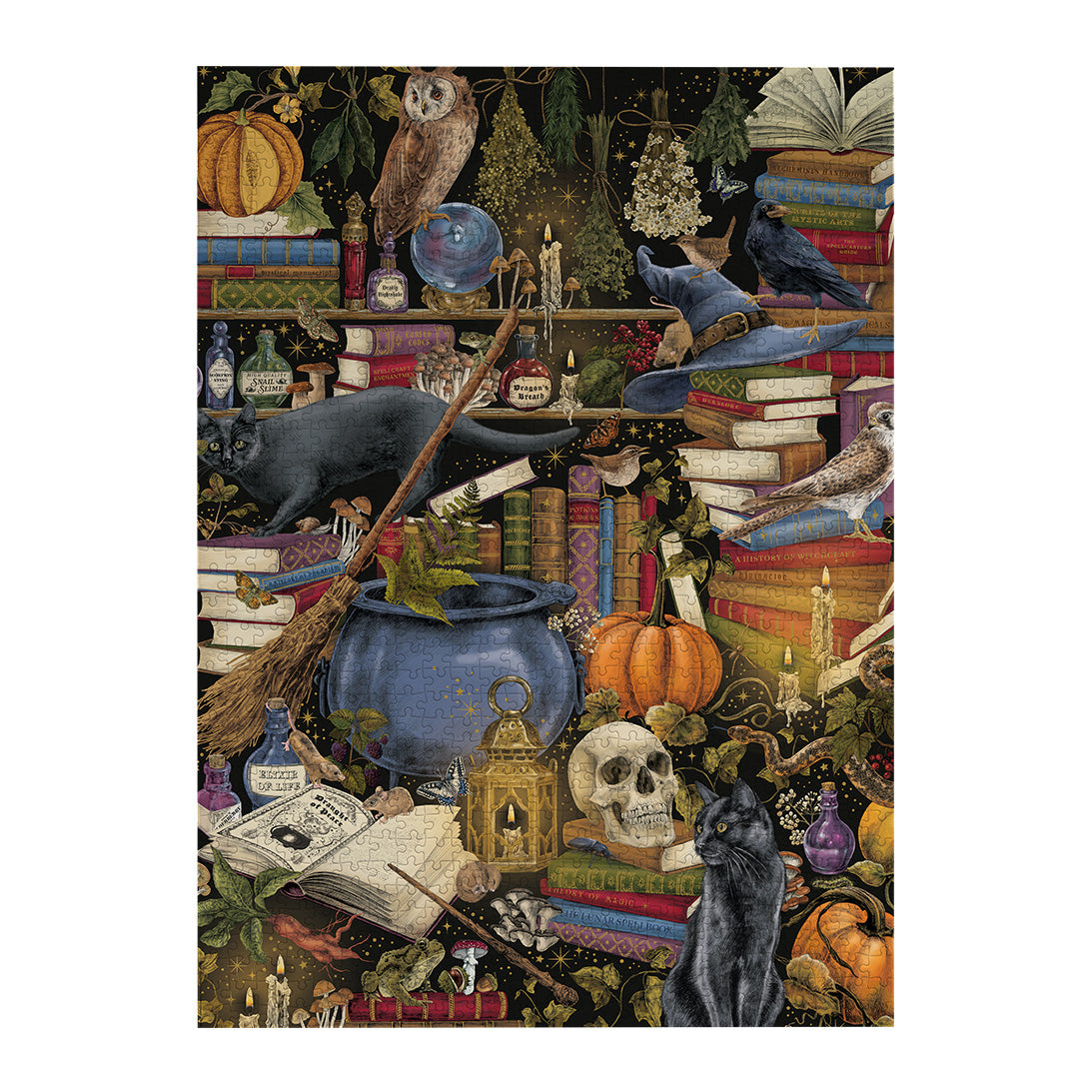 Gibsons The Art File Witchcraft 1000 Piece Halloween Spooky Jigsaw