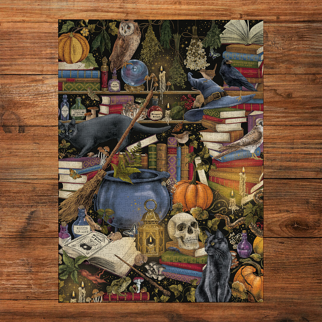 Gibsons The Art File Witchcraft 1000 Piece Halloween Spooky Jigsaw