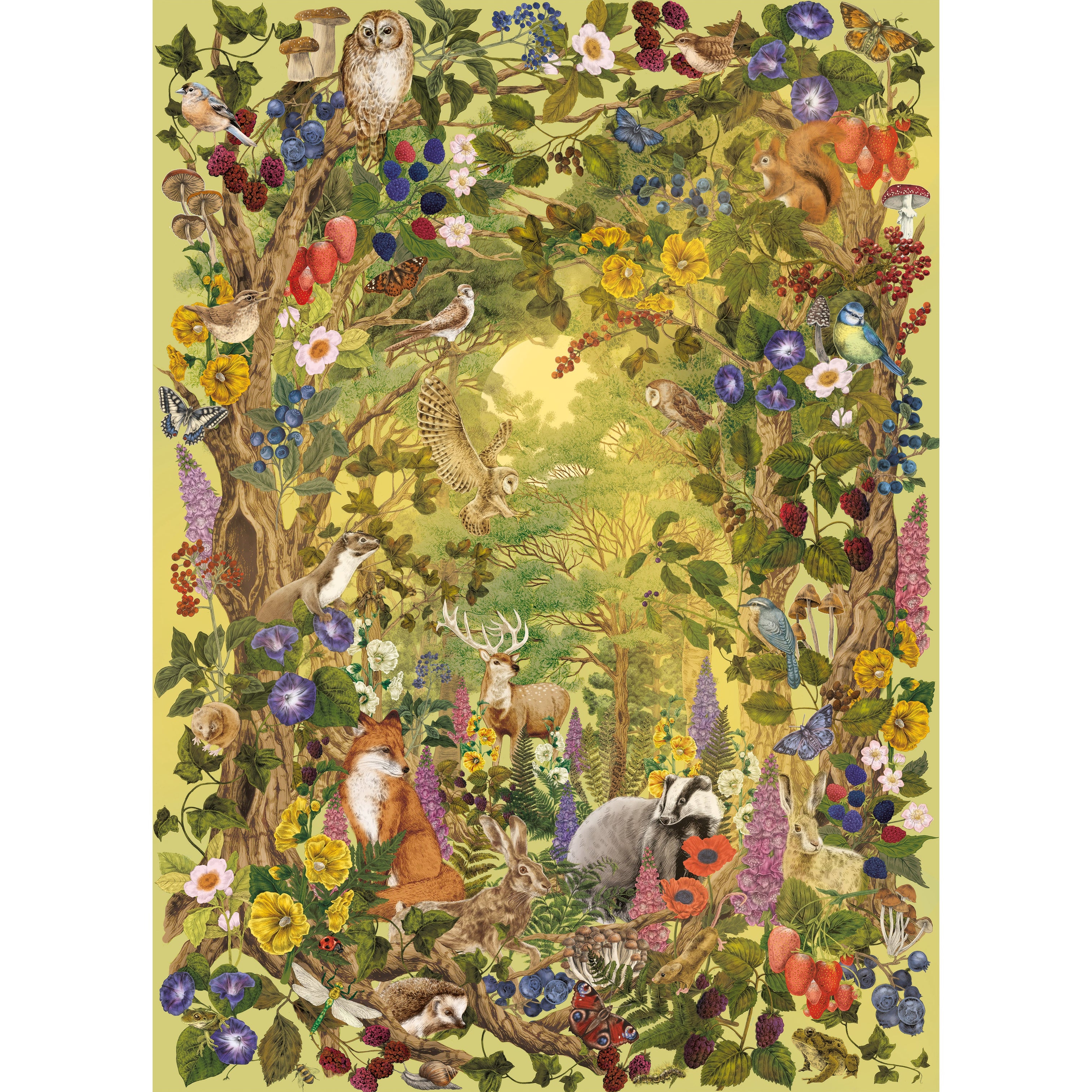 Gibsons The Art File Sunlight Glade 1000 Piece Jigsaw Puzzle for