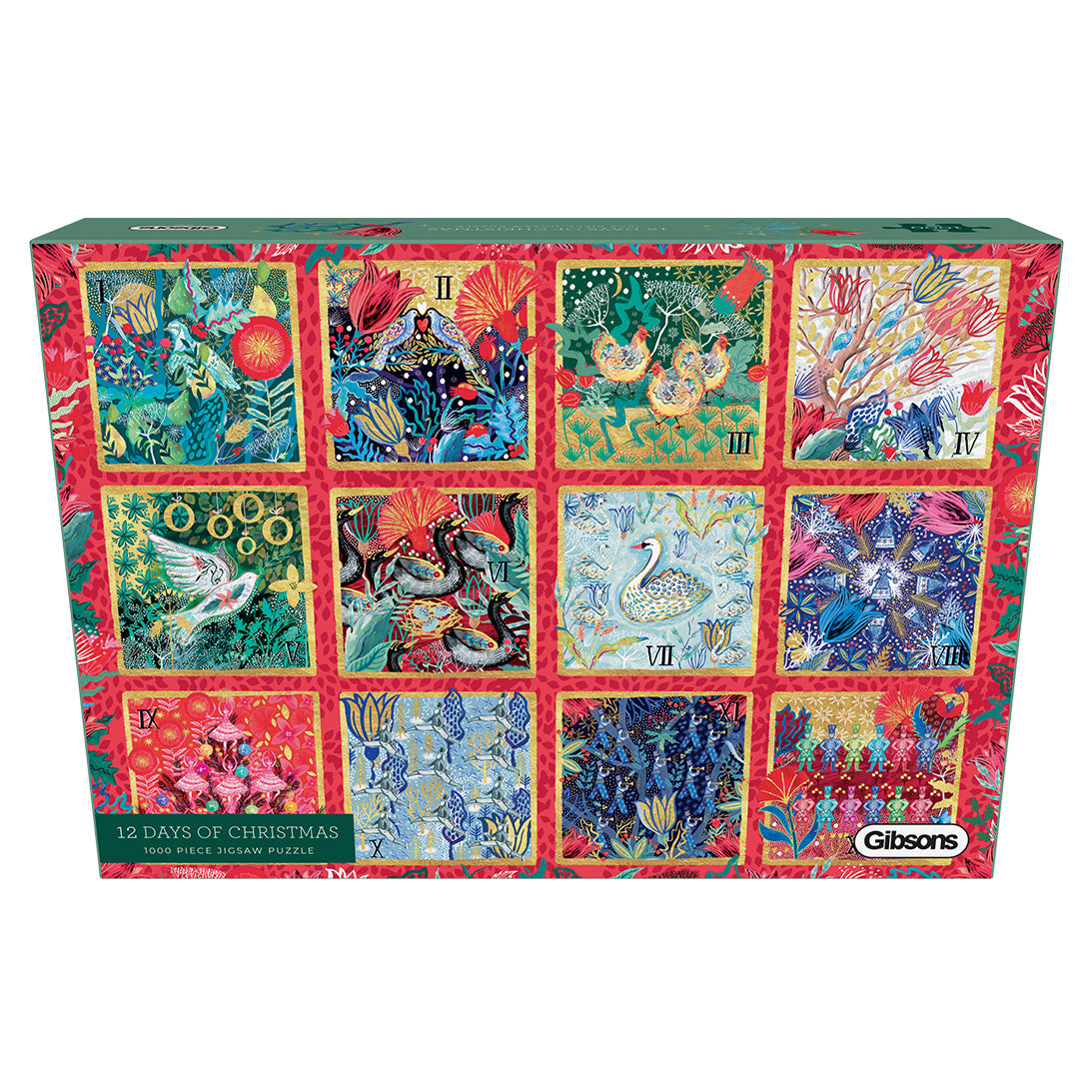 12 Days of Christmas 1000 Piece Jigsaw Puzzle | Gibsons Games
