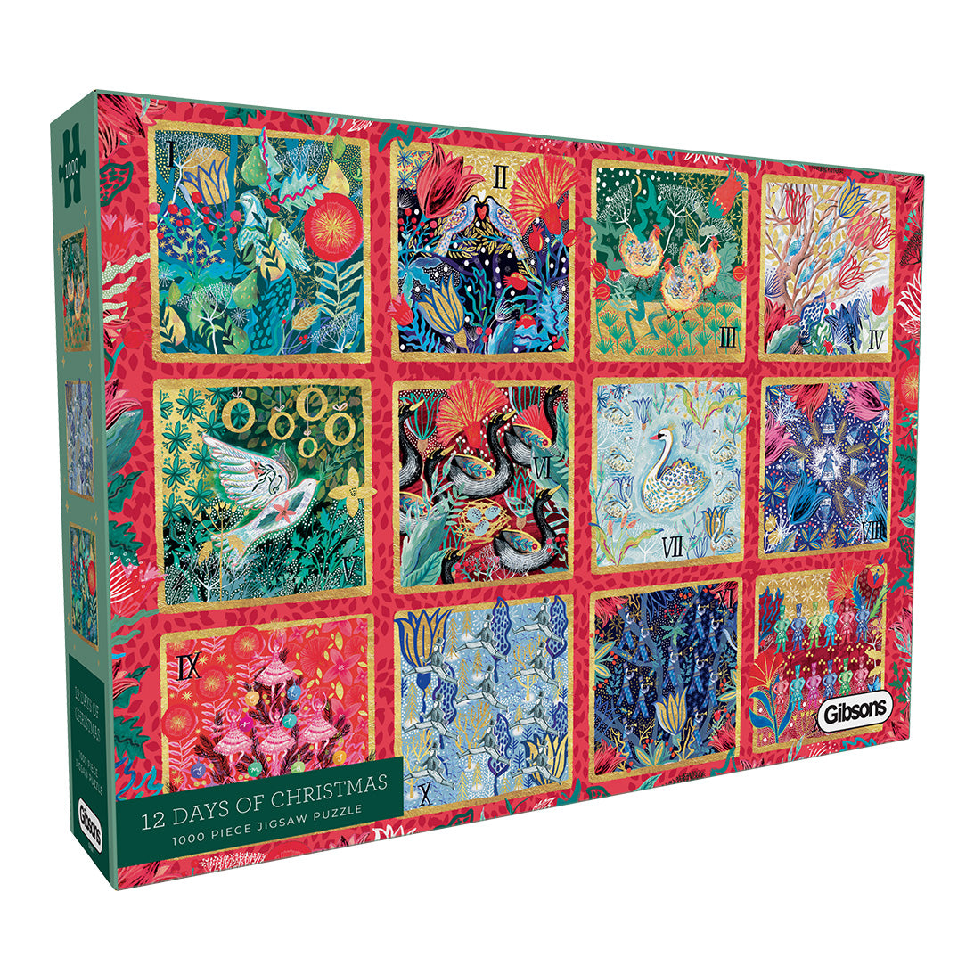 12 Days of Christmas 1000 Piece Jigsaw Puzzle | Gibsons Games