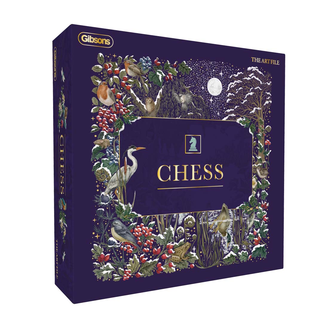 Gibsons The Art File Chess Traditional Classic Family Board Game