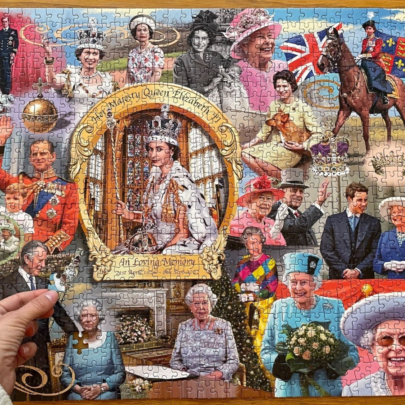 Queen Elizabeth II 1000 Piece Jigsaw Puzzle | Gibsons USA