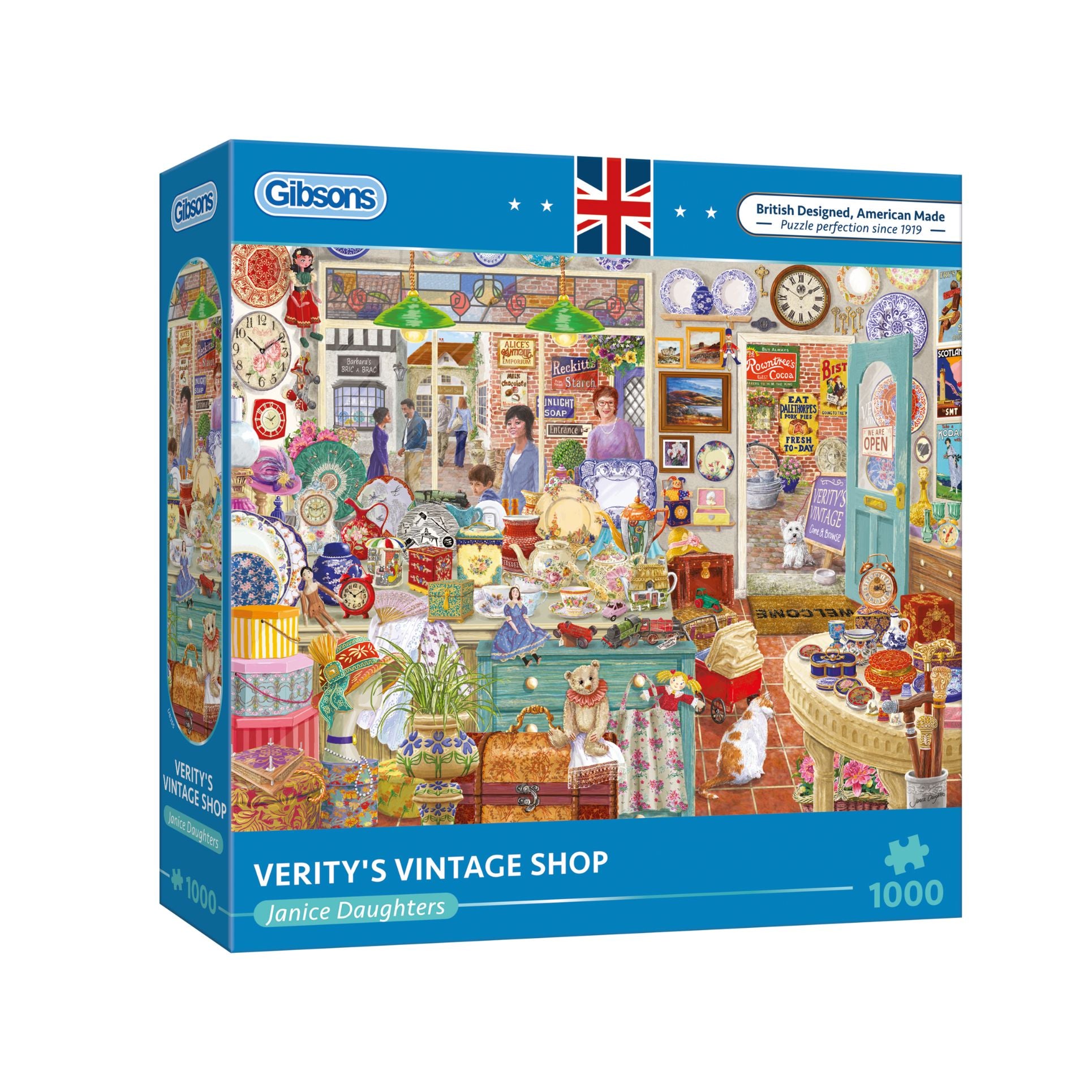 Verity's Vintage Shop 1000 Piece Jigsaw Puzzle | Gibsons USA