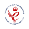 Logo for The King's Awards for Enterprise Sustainable Development 2025 on a white background