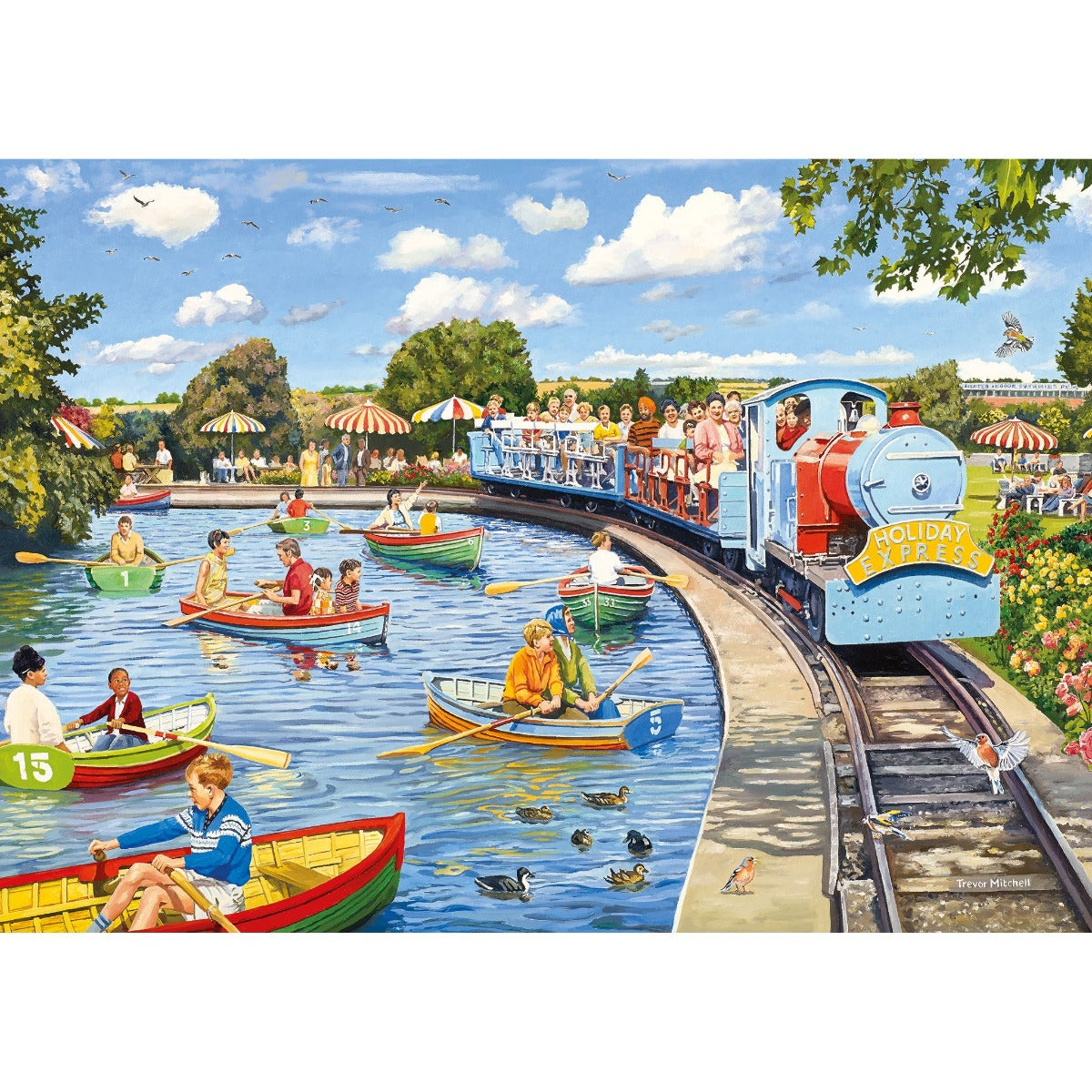 Wish You Were Here 4 x 500 Piece Jigsaw Puzzles | Gibsons USA