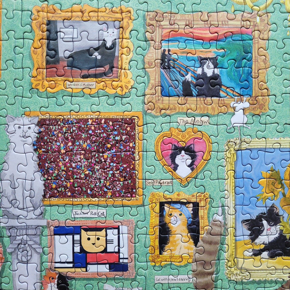 Night at the Meowseum 1000 Piece Jigsaw Puzzle | Gibsons USA